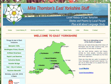 Tablet Screenshot of east-yorkshire-pages.org.uk